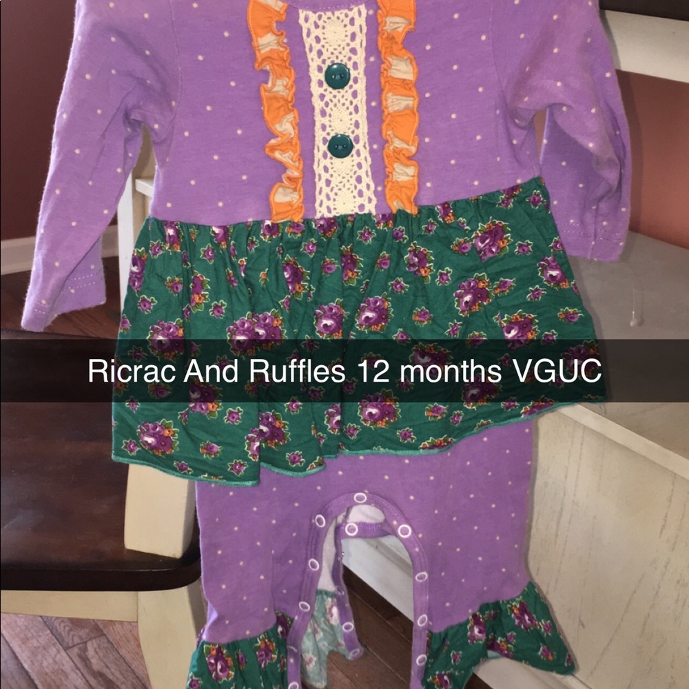 Ricrac And Ruffles Romper